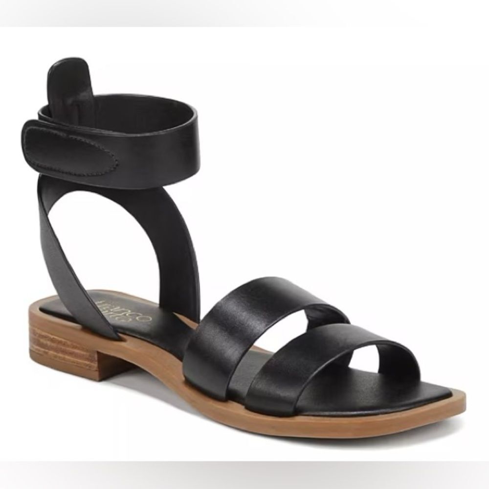 Franco Sarto Black Palesa Sandal Size 9